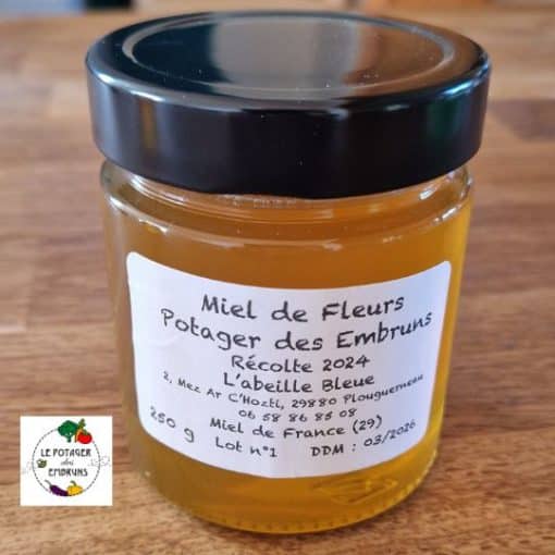 Miel de Fleurs du Potager des Embruns - 250 gr.